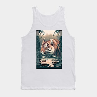 The Tiger's Aquatic Odyssey Tank Top